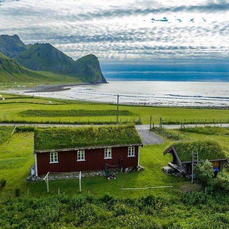 Unstad Cabin With Seaview Unnstad Экстерьер фото