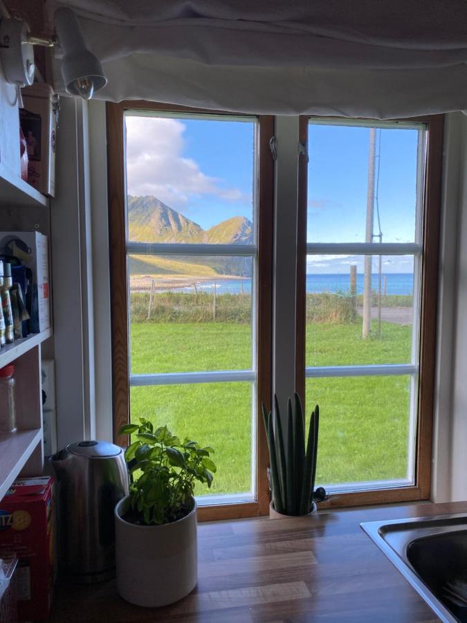 Unstad Cabin With Seaview Unnstad Экстерьер фото