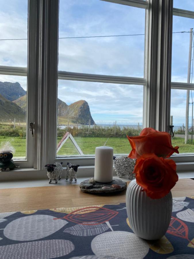 Unstad Cabin With Seaview Unnstad Экстерьер фото